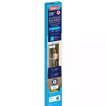 tesa Insect Stop apsauginis tinklelis nuo vabzdžių durims, baltas, 1,0 x 2,2 m (55192-00100-00)