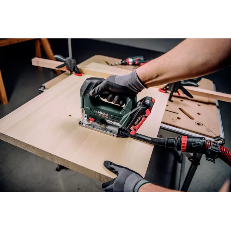 Metabo STB 18 LT 130 BL akumuliatorinis siaurapjūklis 601055850, bešepetėlinis, 18 V, be akumuliatoriaus