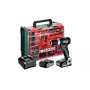 Metabo SB 18 L BL Set akumuliatorinis smūginis gręžtuvas 18V brushless 65 Nm su 2x 2.0 Ah Li-Power baterijomis, įkrovikliu ir dėklu 613157710