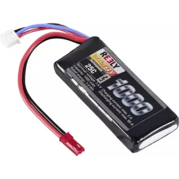 Reely LiPo akumuliatorius 7,4V 1000mAh 2S 25C Softcase su BEC jungtimi RE-7849758