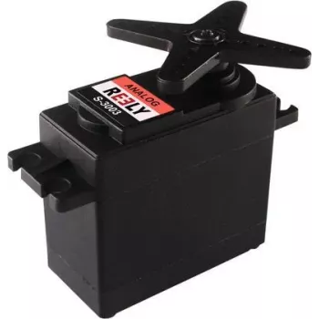 Reely Standard-Servo analoginis servas su plastikinėmis pavaromis ir JR jungtimi (RE-6751239)