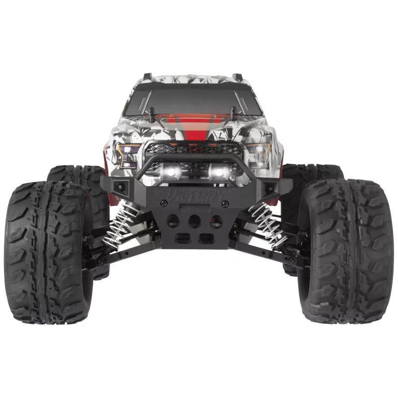 Reely New2 Super Combo Brushless 1:10 RC elektrinis Monster Truck 4WD 100% RTR 2.4 GHz su baterija, įkrovikliu ir siųstuvo baterijomis (RE-7766676)