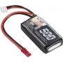 Reely LiPo akumuliatorius 7,4 V 500 mAh 2S 25C Softcase su BEC jungtimi RE-7851726