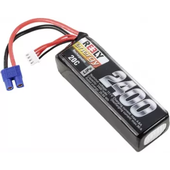Reely LiPo akumuliatorius 11,1V 2400mAh 3S 20C Softcase EC3 (RE-7853469)