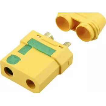 Reely RE-6685311 XT90-S auksu padengtas anti-spark akumuliatoriaus jungties lizdas (1 vnt.)