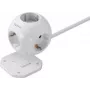 Sygonix SY-4535062 Schuko lizdo adapteris, baltas, 1 vietos