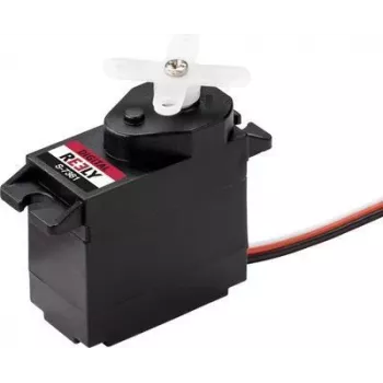 Reely mikro skaitmeninis servo S-7361 su JR jungtimi ir plastikinėmis krumpliaračiais