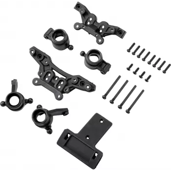 Reely RE-6747315 servo svirčių rinkinys 25T šlaitiniams servo varikliams (5 vnt., juodos spalvos)