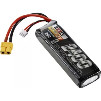 Reely LiPo baterijos paketas 7,4 V 2400 mAh 2S 20C Softcase XT60 (RE-7853244)