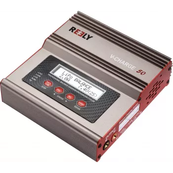 Reely V-Charge 50 daugiafunkcis įkroviklis 50W AC/DC LiPo NiMH NiCd Pb su balansuotoju RE-8264340