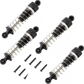 Reely atsarginių amortizatorių rinkinys (2 vnt.) 1:10 RC automobiliams, bugiams, sunkvežimiams – 90 mm aliuminis, alyvuoti