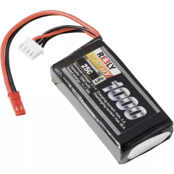 Reely LiPo akumuliatorius 11,1V 1000mAh 3S 25C Softcase BEC (RE-7845957)