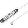 SYGONIX SY-4755368 elektros ilgintuvas su jungikliu, 6 Schuko lizdai, 1,5 m kabelis, baltas/pilkas