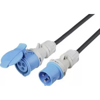 SYGONIX SY-5244052 maitinimo prailginimo kabelis 16 A juodas 10 m atsparus oro sąlygoms