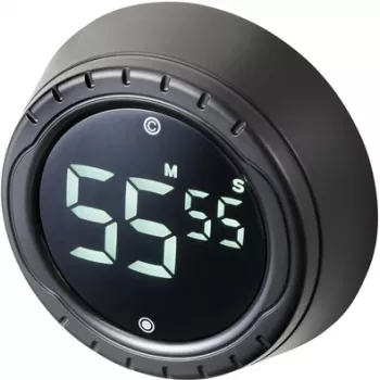 Sygonix skaitmeninis laikmatis juodas (SY-5469264)