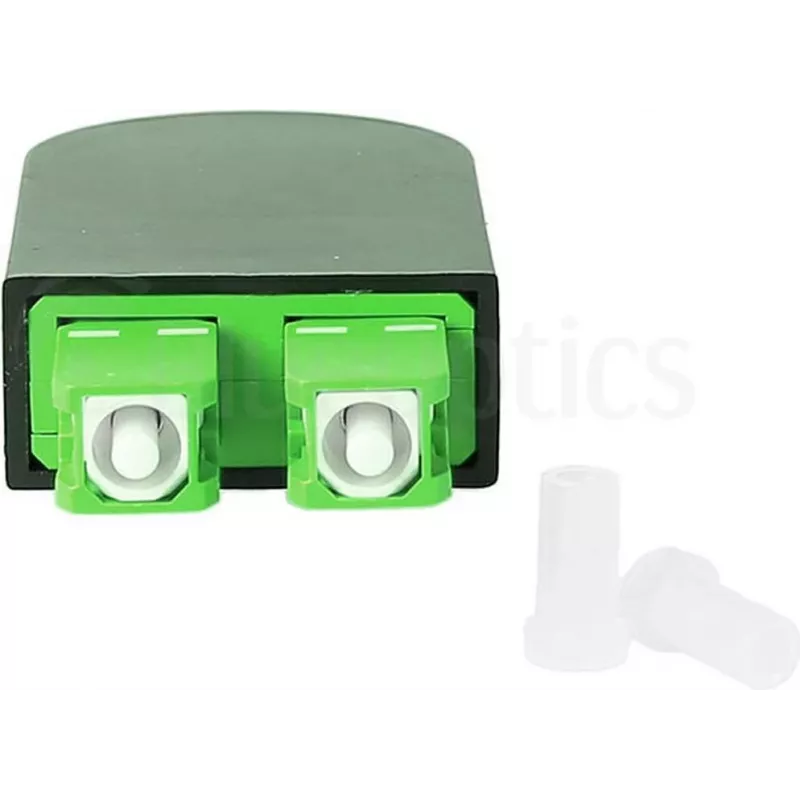 BLUELAN BlueOptics Šviesolaidinis Loopback Adapteris OM5 50/125µm Multimode SC/UPC Duplex Lime Green Keraminis Ferrule -40°C iki +85°C (BOLBSCOM5)