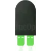 BLUELAN BlueOptics Šviesolaidinis Loopback Adapteris OM5 50/125µm Multimode SC/UPC Duplex Lime Green Keraminis Ferrule -40°C iki +85°C (BOLBSCOM5)