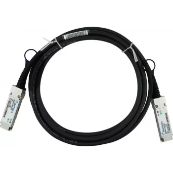 BlueLAN pasyvus QSFP112 Direct Attach kabelis, 400GBASE Ethernet, Infiniband, 1 metras (BOQ1Q101X1M-BL)