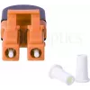BLUELAN BlueOptics šviesolaidinis loopback adapteris OM2 LC/UPC dvigubas keraminis ferulas -40°C iki +85°C (BOLBLCOM2)