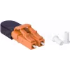 BLUELAN BlueOptics šviesolaidinis loopback adapteris OM2 LC/UPC dvigubas keraminis ferulas -40°C iki +85°C (BOLBLCOM2)