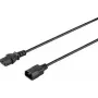 Sygonix SY-5042726 IEC C14 į C13 maitinimo kabelis 0,5 m juodas