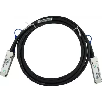 BLUELAN suderinamas Ubiquiti UACC-DAC-QSFP28-1M tiesioginio prijungimo kabelis, 100GBASE-CR4, Infiniband EDR, 30AWG, 1 metras (UACC-DAC-QSFP28-1M-BL)