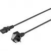 SYGONIX SY-5042738 maitinimo laidas CEE 7/7 – IEC C13, 2 m, juodas