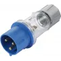 Sygonix SY-5871534 CEE-CARA kištukas 32 A 3 polių 230 V/AC IP44 permatomas
