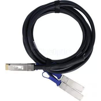 BlueLAN 200Gb/s QSFP56 į 2x100Gb/s QSFP56 Infiniband HDR tiesioginio prijungimo išskaidymo kabelis, 3m, AWG26 (MCP7H50-H003R26-BL)