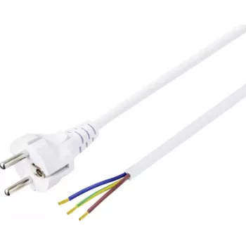 Sygonix SY-5043502 maitinimo laidas CEE 7/7 į IEC C13 baltas 1,5 m