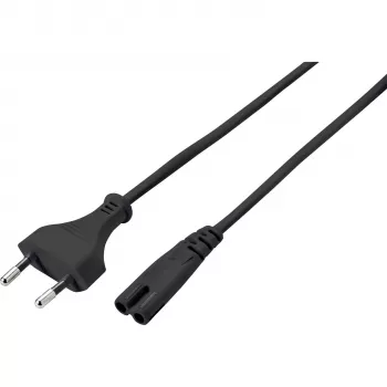 SYGONIX SY-5043508 maitinimo laidas Schuko į IEC C13 5m juodas
