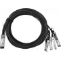 BlueLAN 40G QSFP+ į 4x10G SFP+ pasyvus tiesioginio prijungimo išskaidymo kabelis, 5m, 26 AWG, suderinamas su NVIDIA L45593-D178-B50 L45593-D178-B50-BL