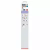 tesa MOON WHITE dvigubas rankšluosčių laikiklis, savaiminio klijavimo, 2 rankšluosčių strypai, metalas, matinis baltas 40572-00000-00