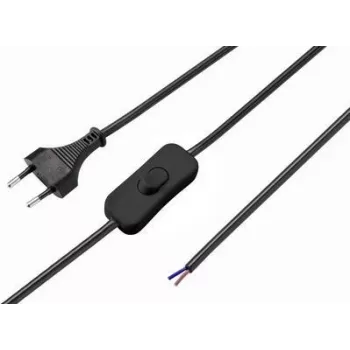Sygonix SY-5044224 IEC C13 maitinimo laidas su įjungimo/išjungimo jungikliu, 1,5 m, juodas