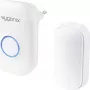 Sygonix SY-5225388 belaidis durų skambutis su prožektoriumi, 433 MHz, 150 m nuotolis, 38 melodijos, baltas