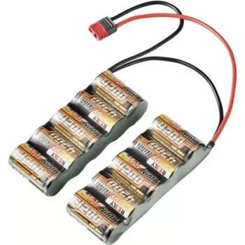 Reely NiMH RC akumuliatorių paketas 12V 4200mAh 10 celių Side-by-Side T-Plug RE-7856538