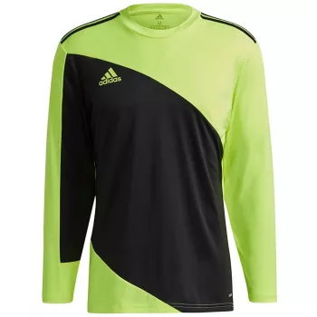 adidas Squadra 21 Goalkeeper Jersey vyriški vartininko marškinėliai Black-Lime GN5795 XL