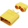 Reely RE-6702312 XT90-S vyriškas akumuliatoriaus jungtis, auksuota, su anti-spark funkcija, 1 vnt.