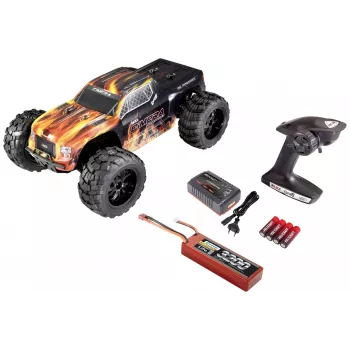 Reely Cimera Black Brushless 1:10 RC Monster Truck 4WD RTR 2.4 GHz su baterija ir įkrovikliu (RE-6914403)