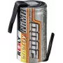 Reely NiMH vienaląstė baterija 1,2 V 2000 mAh su litavimo kontaktuku (RE-7851720)