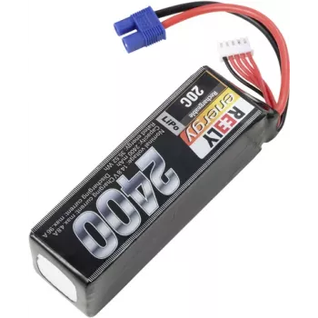 Reely LiPo akumuliatorių paketas 14.8V 2400mAh 4S 20C Softcase EC3 RE-7853466