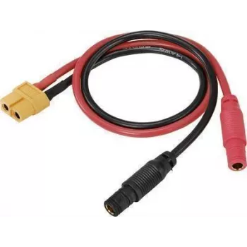 Reely įkrovimo kabelis XT60 moteriškas į 2x 4mm bananų kištukus 30cm RE-7104525