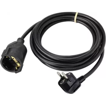 SYGONIX SY-4872632 maitinimo prailginimo kabelis 16 A juodas 3,00 m