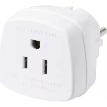 Sygonix SY-7062426 kelioninis adapteris iš US į Schuko su įžeminimu