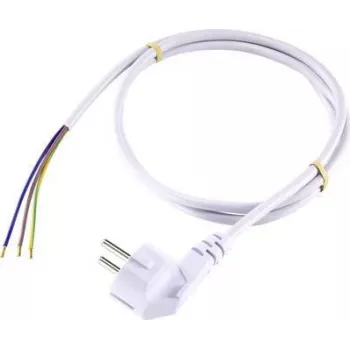 Sygonix SY-5043486 maitinimo kabelis CEE 7/7 į IEC C13 baltas 1,5 m
