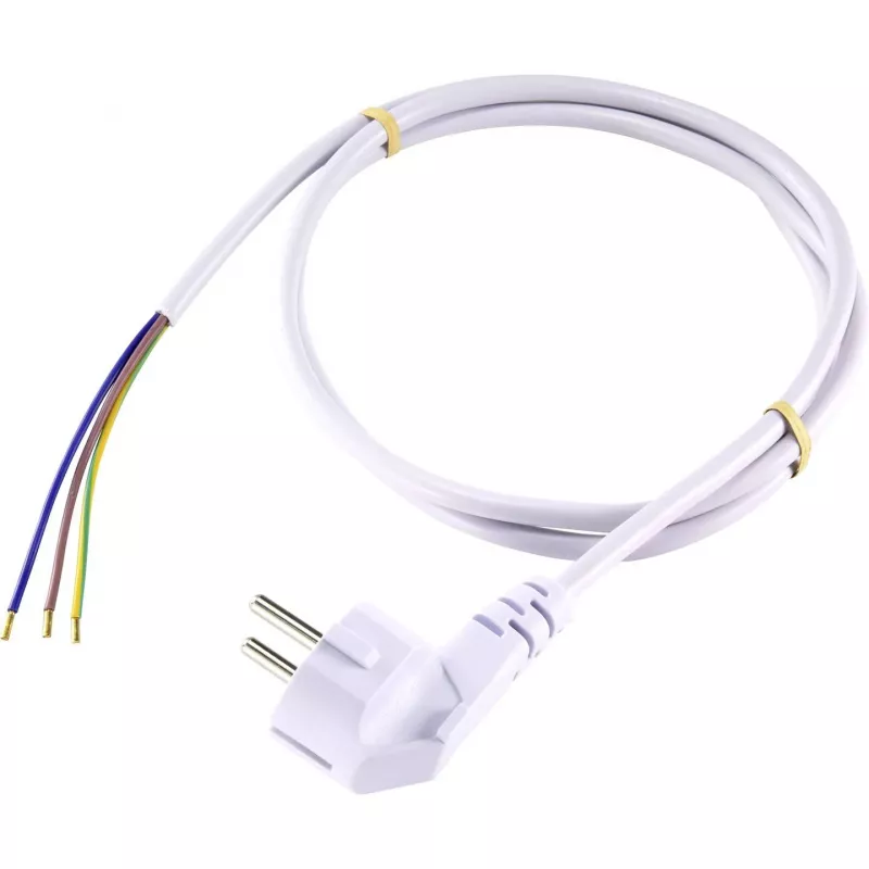 Sygonix SY-5043486 maitinimo kabelis CEE 7/7 į IEC C13 baltas 1,5 m
