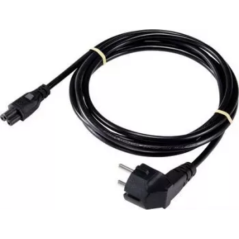 Sygonix SY-5043498 nešiojamojo kompiuterio maitinimo kabelis, 3 m, juodas, Schuko į IEC C5