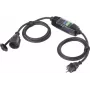 Sygonix SY-6052178 PRCD nešiojamas apsauginės išjungimo įtaisas prailginimo kabelis 230 V/AC 3 m juodas IP44