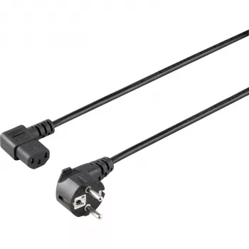 Sygonix SY-5042718 maitinimo kabelis šaltiems prietaisams CEE 7/7 į IEC C13, 1,5 m, juodas