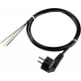 Sygonix SY-5043488 šaltojo prietaiso maitinimo laidas, juodas, 1,5 m, Schuko į IEC C13